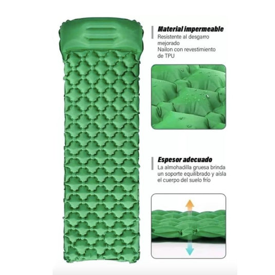 Colchoneta Inflable Rest Ultracompacta