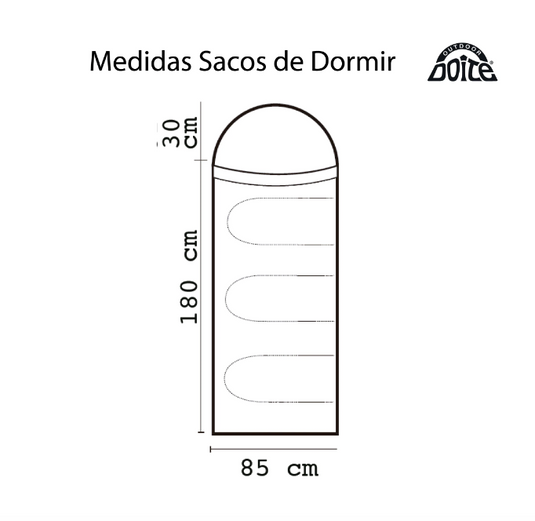 Bolsa de Dormir Doite Compass Plus Naranja -2°C